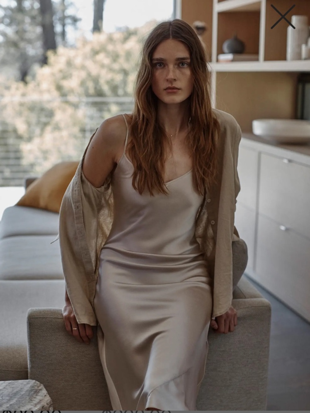 Quince Silk Slip Dress